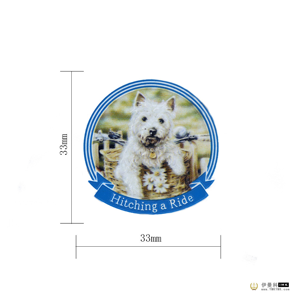 Dog custom badge in custom design Badge 图1张